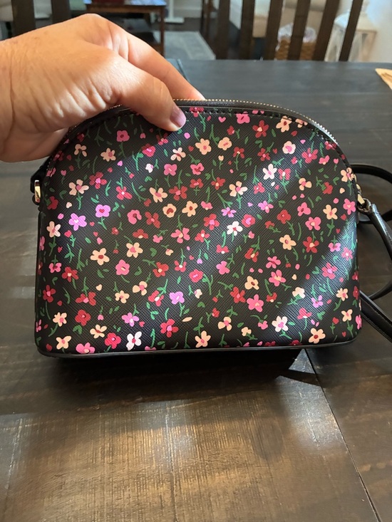 kate spade Handbags - kate spade Black Crossbody with Pink Floral Print